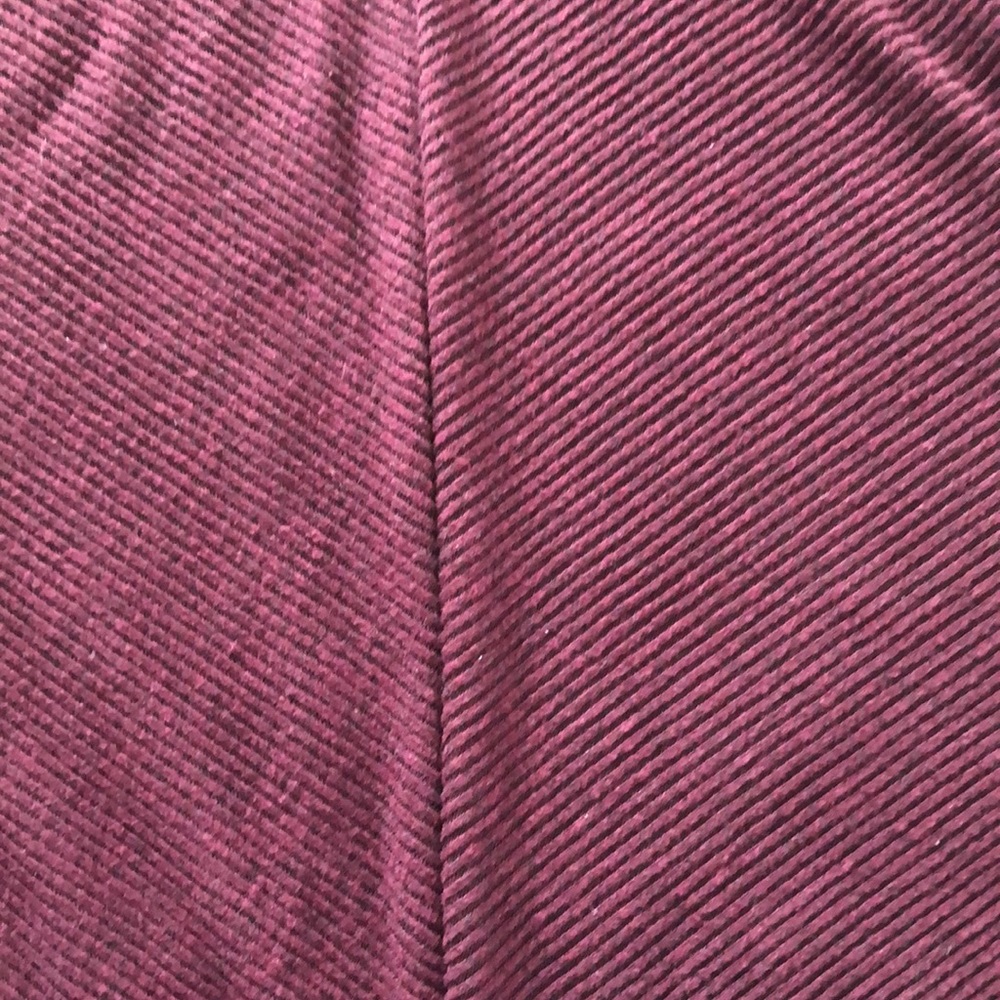 Burgundy light weight ribbed cowl neck sweater. - Picture 12 of 12